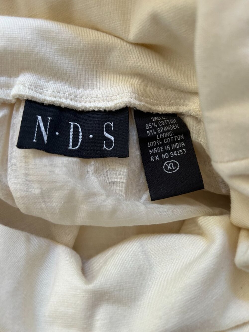 NDS Cream Cotton & Lace Tiered Convertible Dress/Skirt - Picture 6 of 6